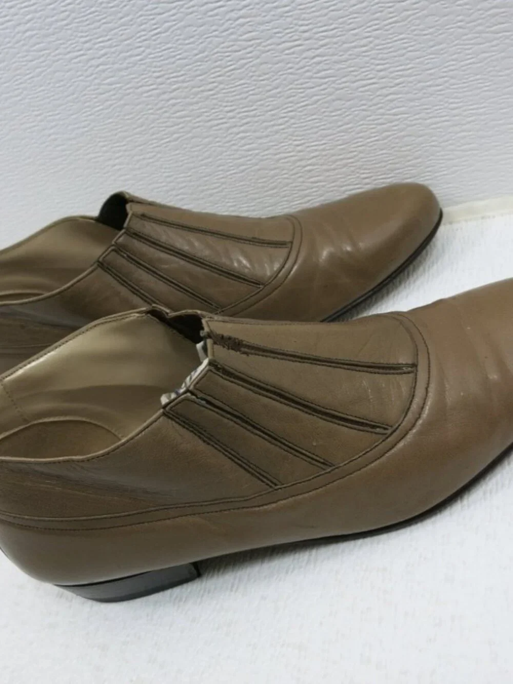Rodolfo Valentino Elastic Leather Dress Men's Comfort Boots Size 7.5